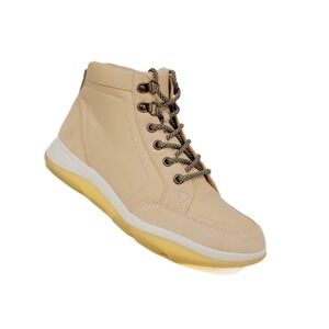 Vionic WHITLEY Boot Leather Tan Ankle Booties Womens Size 8- Water Repellent